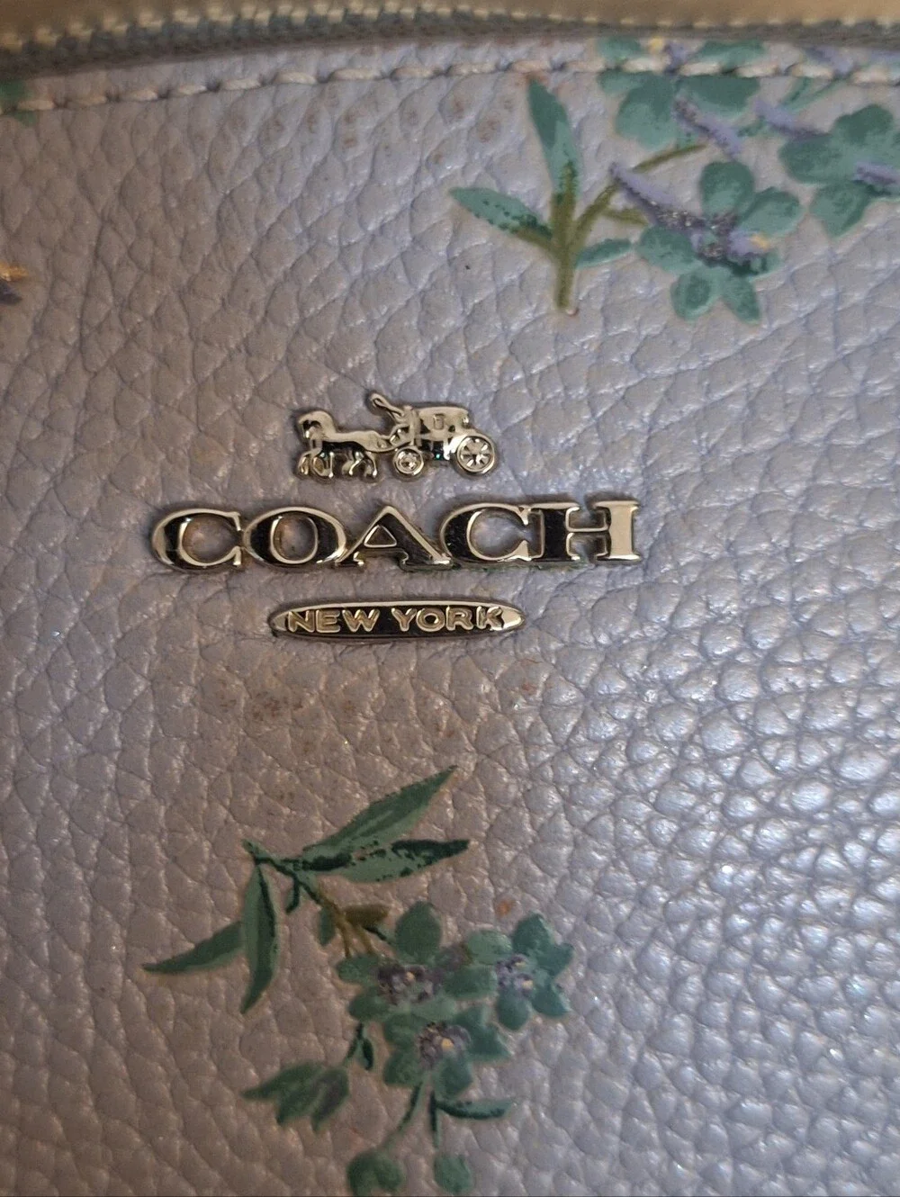 Coach Cosmetic Case 17 Meadow Prairie Floral